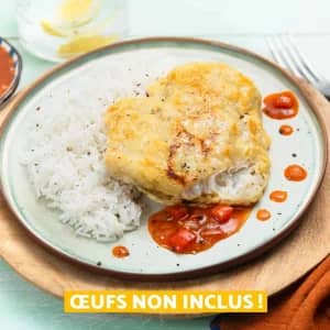 Lieu noir sauce aigre-douce au poivron